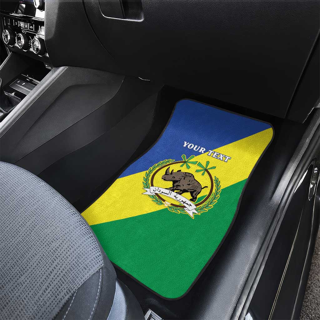 Personalized Sudan Car Mats Coat Of Arms 1956-1970