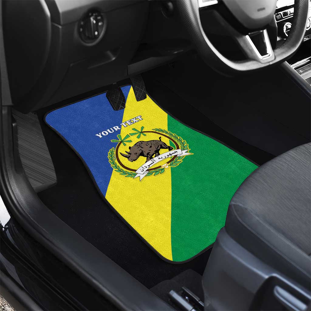 Personalized Sudan Car Mats Coat Of Arms 1956-1970