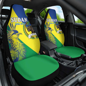 Personalized Sudan Car Seat Cover Coat Of Arms 1956-1970