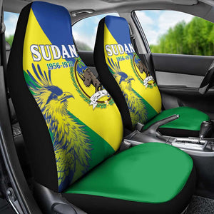 Personalized Sudan Car Seat Cover Coat Of Arms 1956-1970