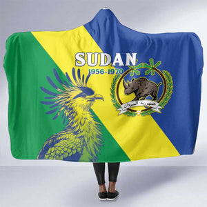 Personalized Sudan Hooded Blanket Coat Of Arms 1956-1970