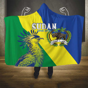 Personalized Sudan Hooded Blanket Coat Of Arms 1956-1970