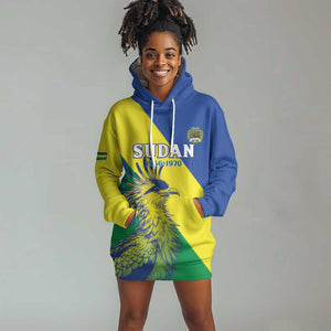Personalized Sudan Hoodie Dress Coat Of Arms 1956-1970