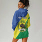 Personalized Sudan Hoodie Dress Coat Of Arms 1956-1970