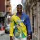 Personalized Sudan Long Sleeve Button Shirt Coat Of Arms 1956-1970