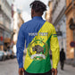 Personalized Sudan Long Sleeve Button Shirt Coat Of Arms 1956-1970