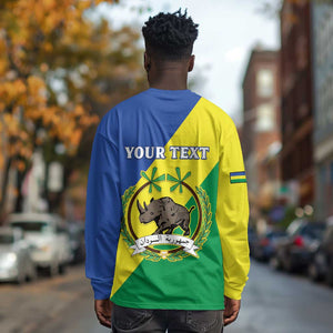 Personalized Sudan Long Sleeve Shirt Coat Of Arms 1956-1970