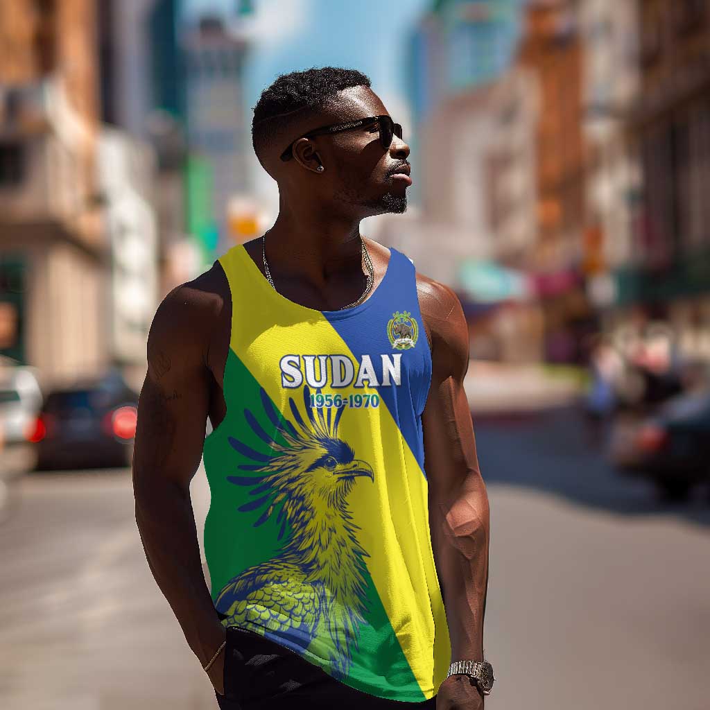 Personalized Sudan Men Tank Top Coat Of Arms 1956-1970