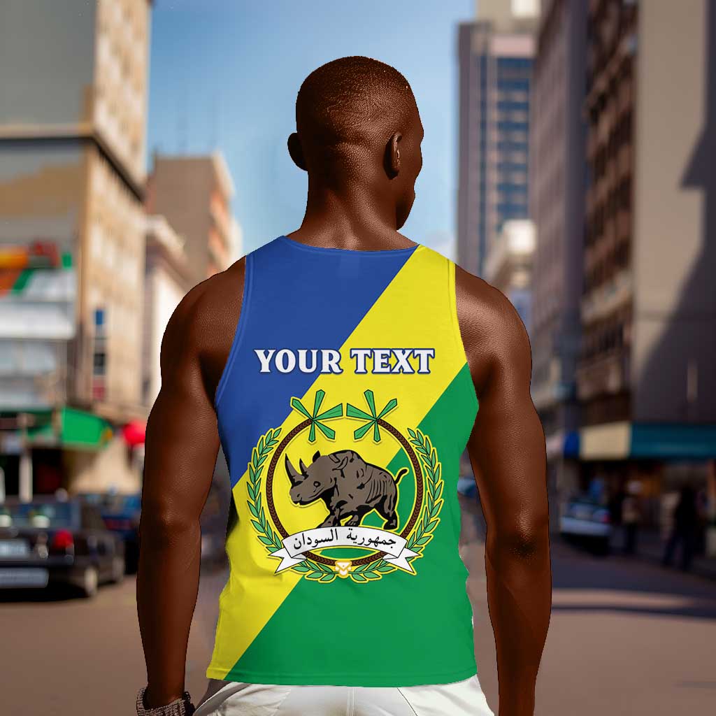 Personalized Sudan Men Tank Top Coat Of Arms 1956-1970