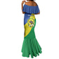 Personalized Sudan Mermaid Dress Coat Of Arms 1956-1970