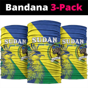 Personalized Sudan Neck Gaiter Coat Of Arms 1956-1970 LT15