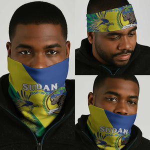 Personalized Sudan Neck Gaiter Coat Of Arms 1956-1970 LT15