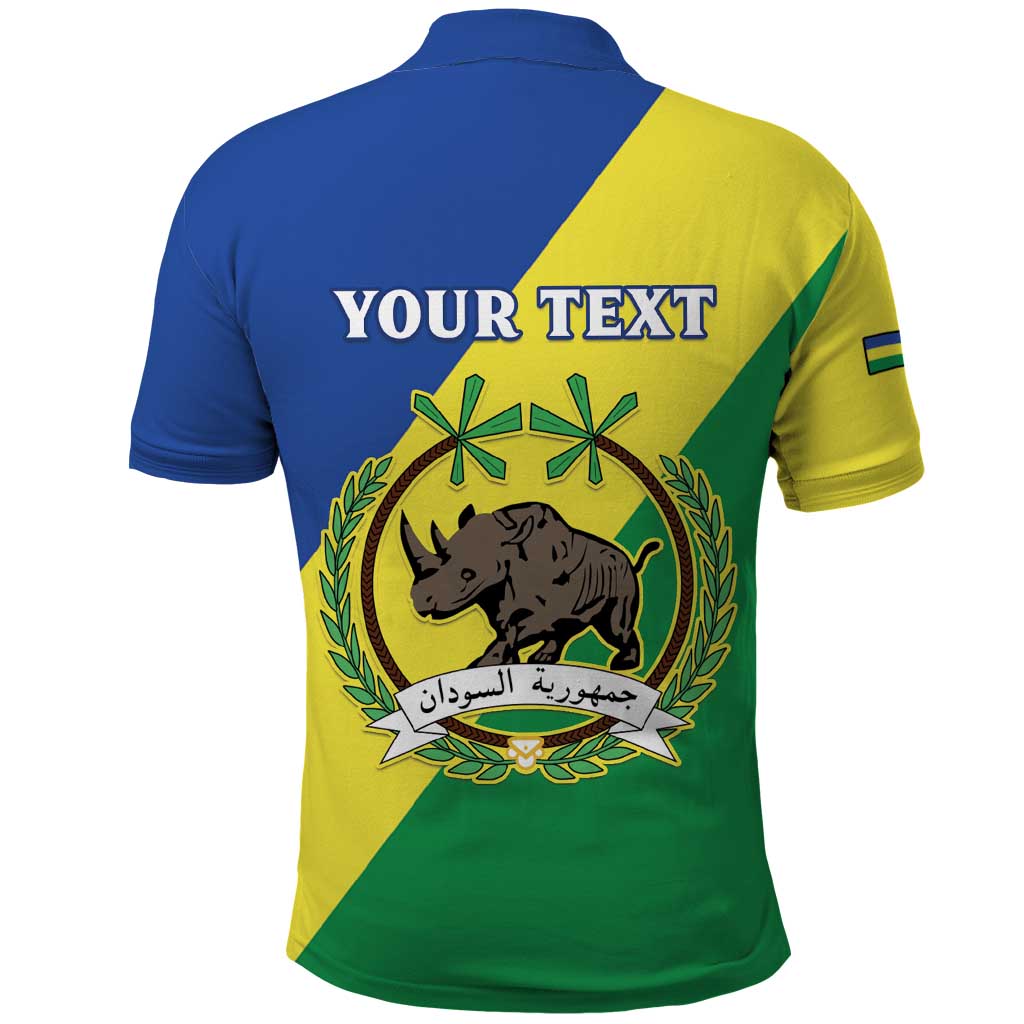 Personalized Sudan Polo Shirt Coat Of Arms 1956-1970