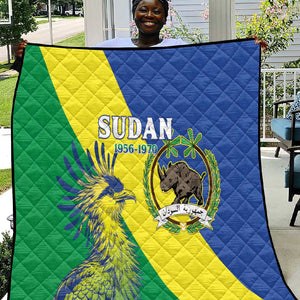 Personalized Sudan Quilt Coat Of Arms 1956-1970