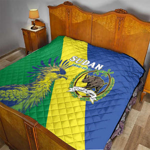 Personalized Sudan Quilt Coat Of Arms 1956-1970
