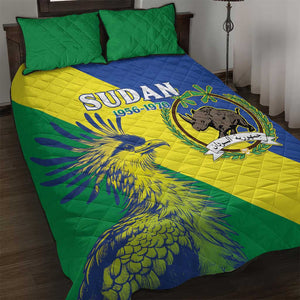 Personalized Sudan Quilt Bed Set Coat Of Arms 1956-1970