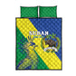 Personalized Sudan Quilt Bed Set Coat Of Arms 1956-1970