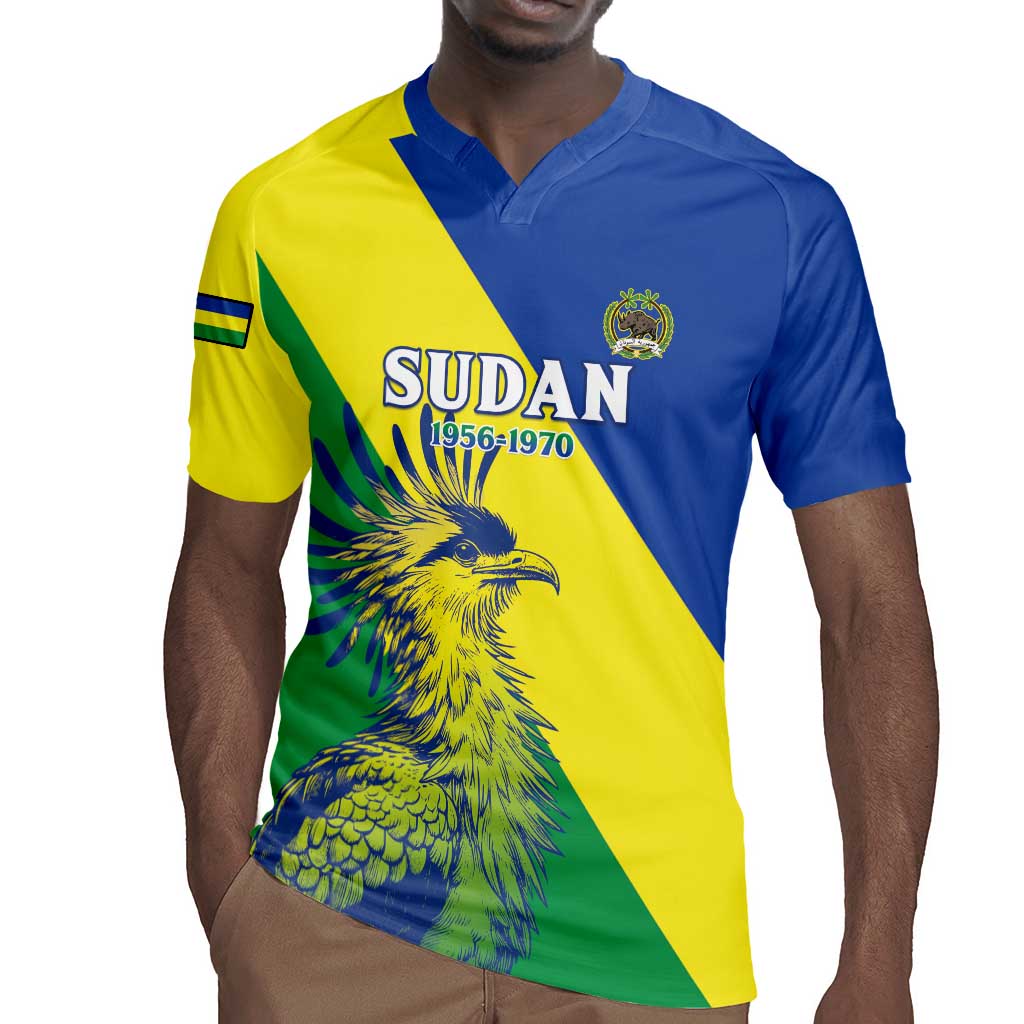 Personalized Sudan Rugby Jersey Coat Of Arms 1956-1970