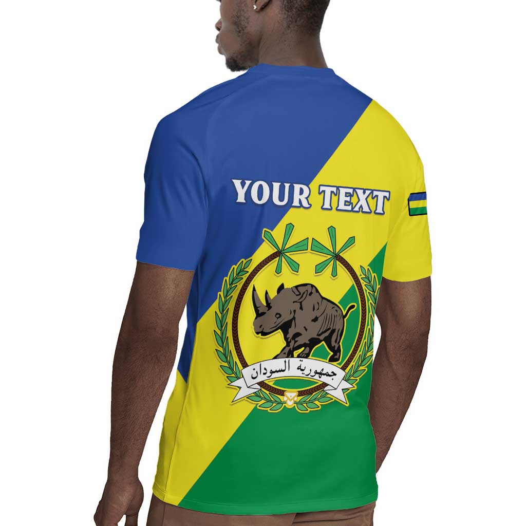 Personalized Sudan Rugby Jersey Coat Of Arms 1956-1970
