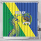 Personalized Sudan Shower Curtain Coat Of Arms 1956-1970