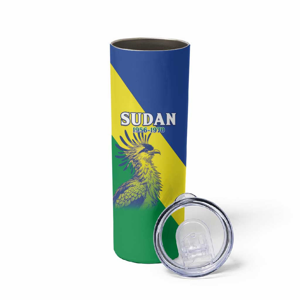 Personalized Sudan Skinny Tumbler Coat Of Arms 1956-1970