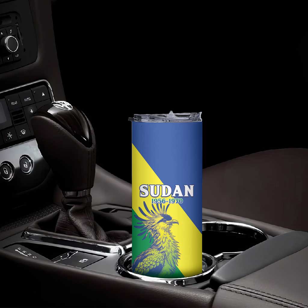 Personalized Sudan Skinny Tumbler Coat Of Arms 1956-1970