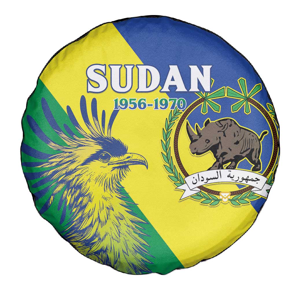 Personalized Sudan Spare Tire Cover Coat Of Arms 1956-1970
