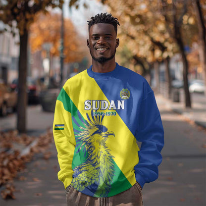 Personalized Sudan Sweatshirt Coat Of Arms 1956-1970
