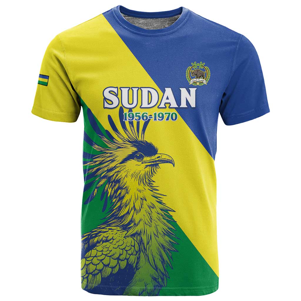 Personalized Sudan T shirt Coat Of Arms 1956-1970
