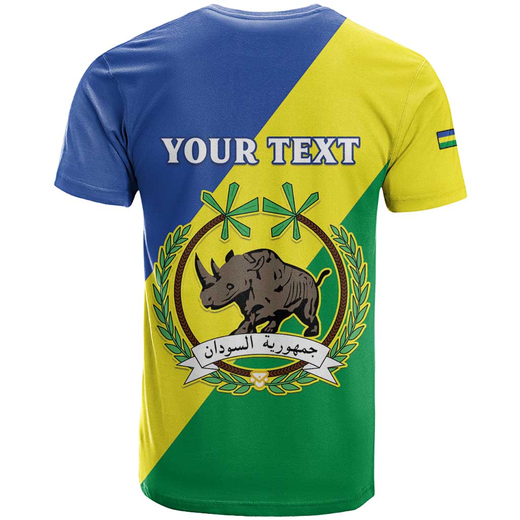 Personalized Sudan T shirt Coat Of Arms 1956-1970