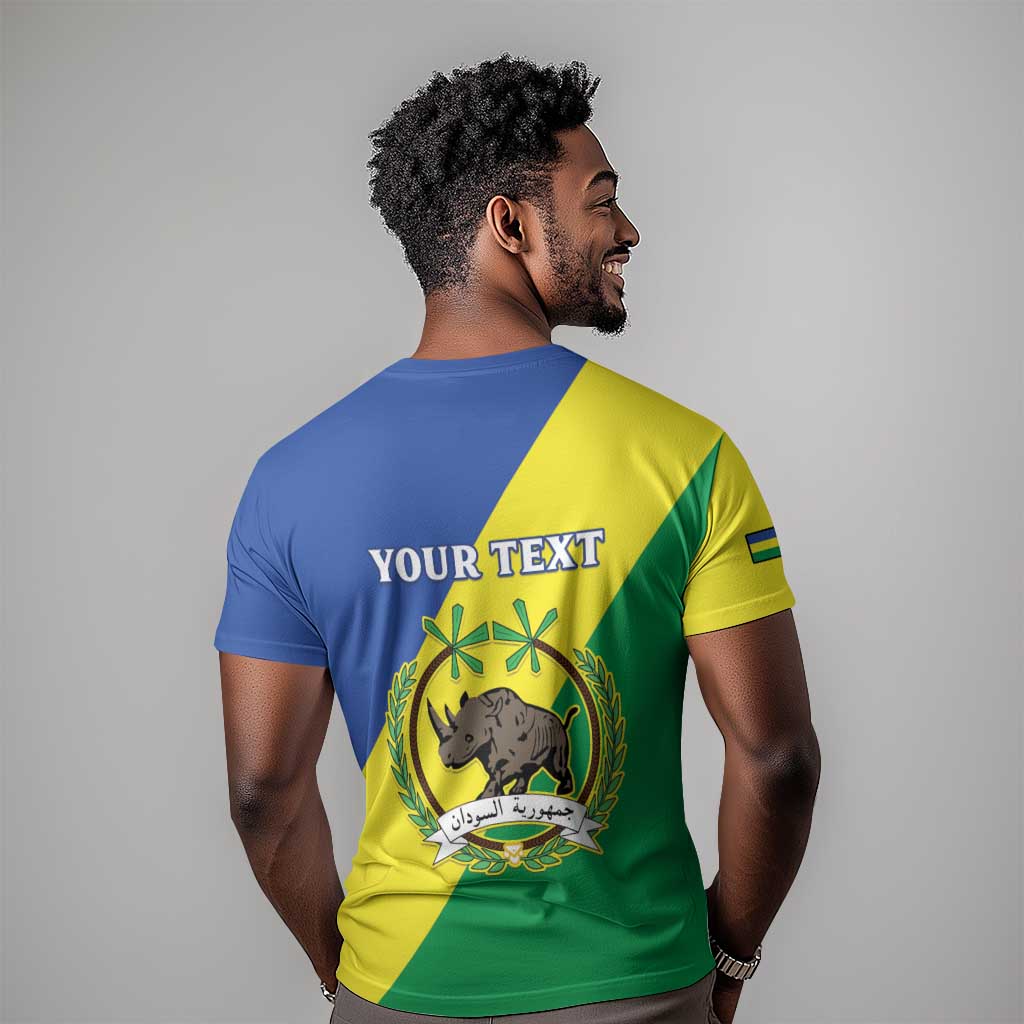Personalized Sudan T shirt Coat Of Arms 1956-1970