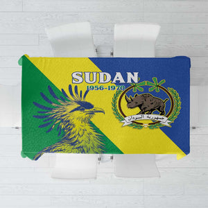 Personalized Sudan Tablecloth Coat Of Arms 1956-1970
