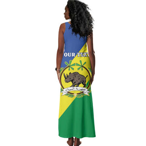 Personalized Sudan Tank Maxi Dress Coat Of Arms 1956-1970