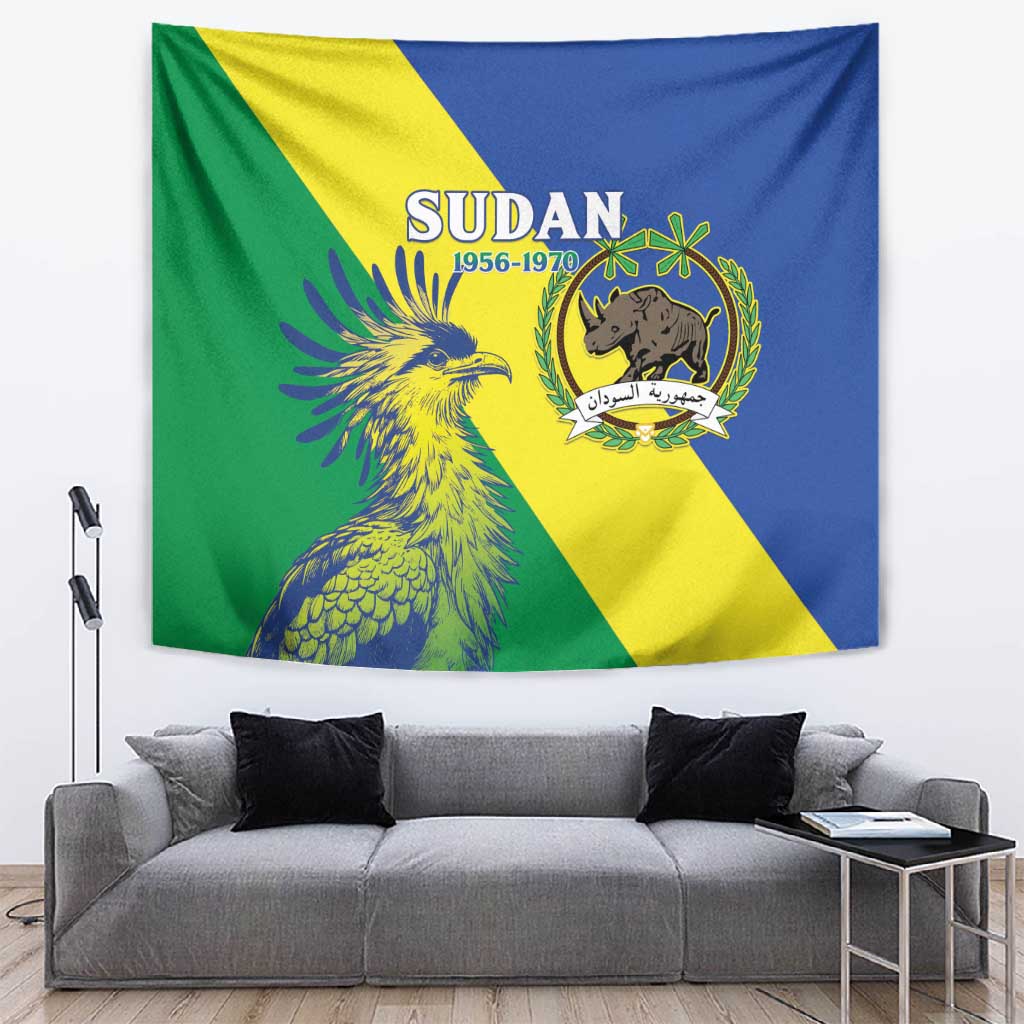 Personalized Sudan Tapestry Coat Of Arms 1956-1970