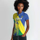 Personalized Sudan Women Polo Shirt Coat Of Arms 1956-1970