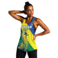 Personalized Sudan Women Racerback Tank Coat Of Arms 1956-1970