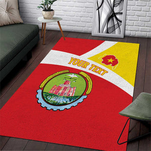 Personalized Amhara Region Area Rug Coat Of Arms With Amhara Map