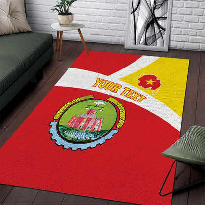 Personalized Amhara Region Area Rug Coat Of Arms With Amhara Map