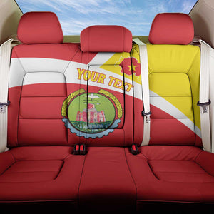 Personalized Amhara Region Back Car Seat Cover Coat Of Arms With Amhara Map