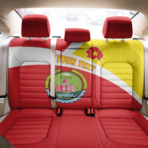 Personalized Amhara Region Back Car Seat Cover Coat Of Arms With Amhara Map