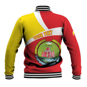 Personalized Amhara Region Baseball Jacket Coat Of Arms With Amhara Map