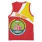 Personalized Amhara Region Basketball Jersey Coat Of Arms With Amhara Map - African Pride