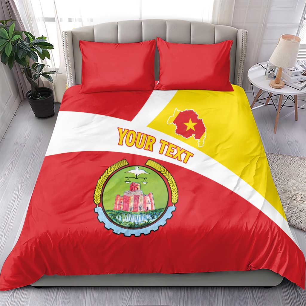 Personalized Amhara Region Bedding Set Coat Of Arms With Amhara Map