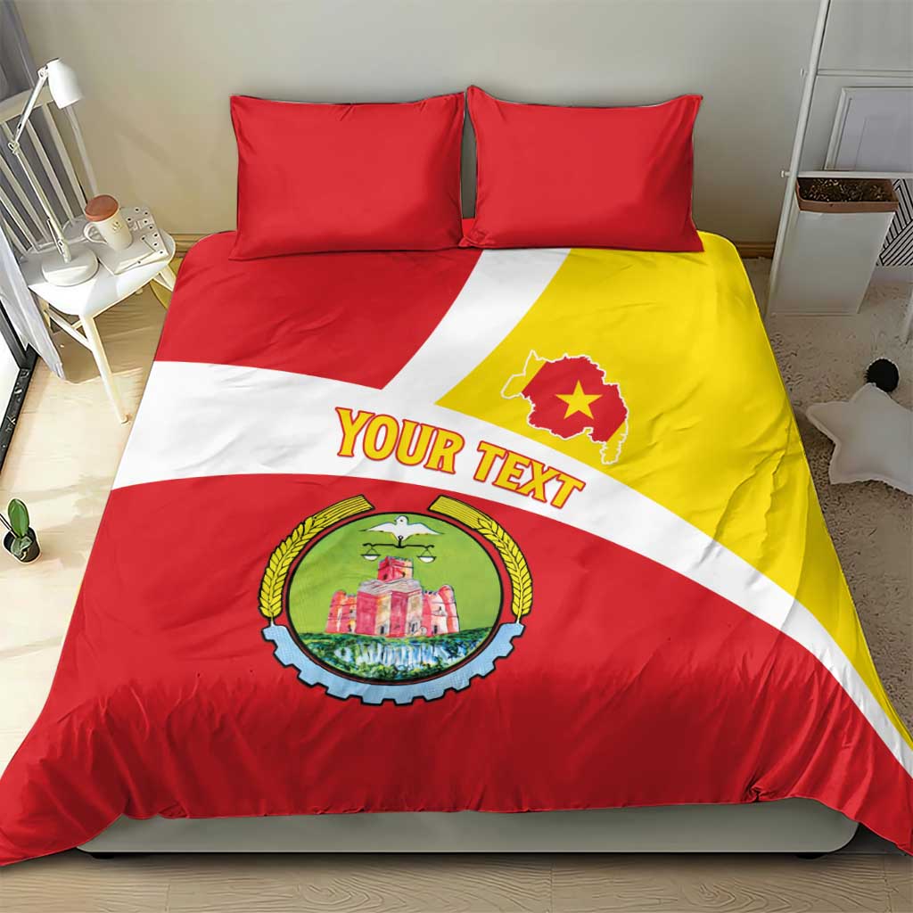 Personalized Amhara Region Bedding Set Coat Of Arms With Amhara Map