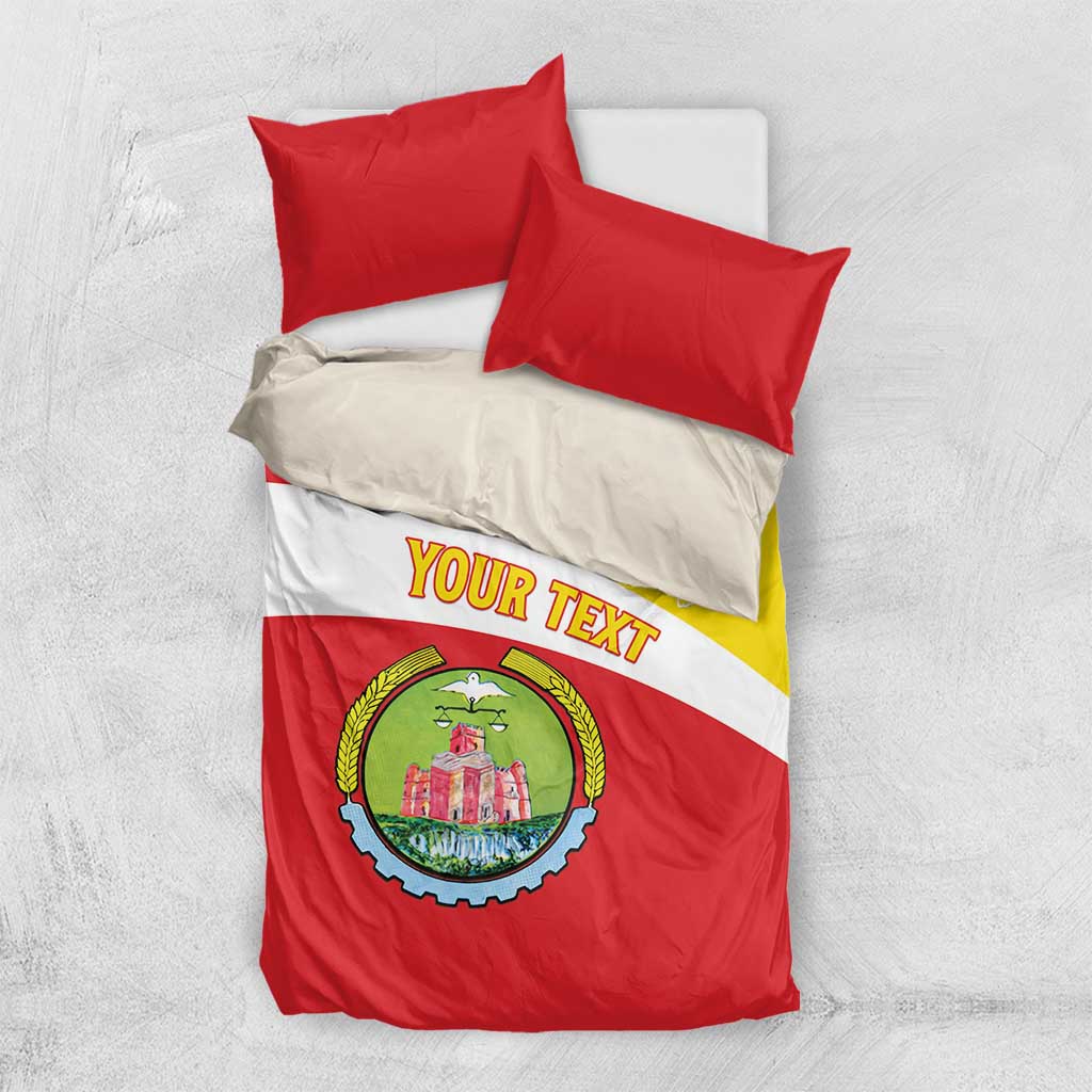 Personalized Amhara Region Bedding Set Coat Of Arms With Amhara Map