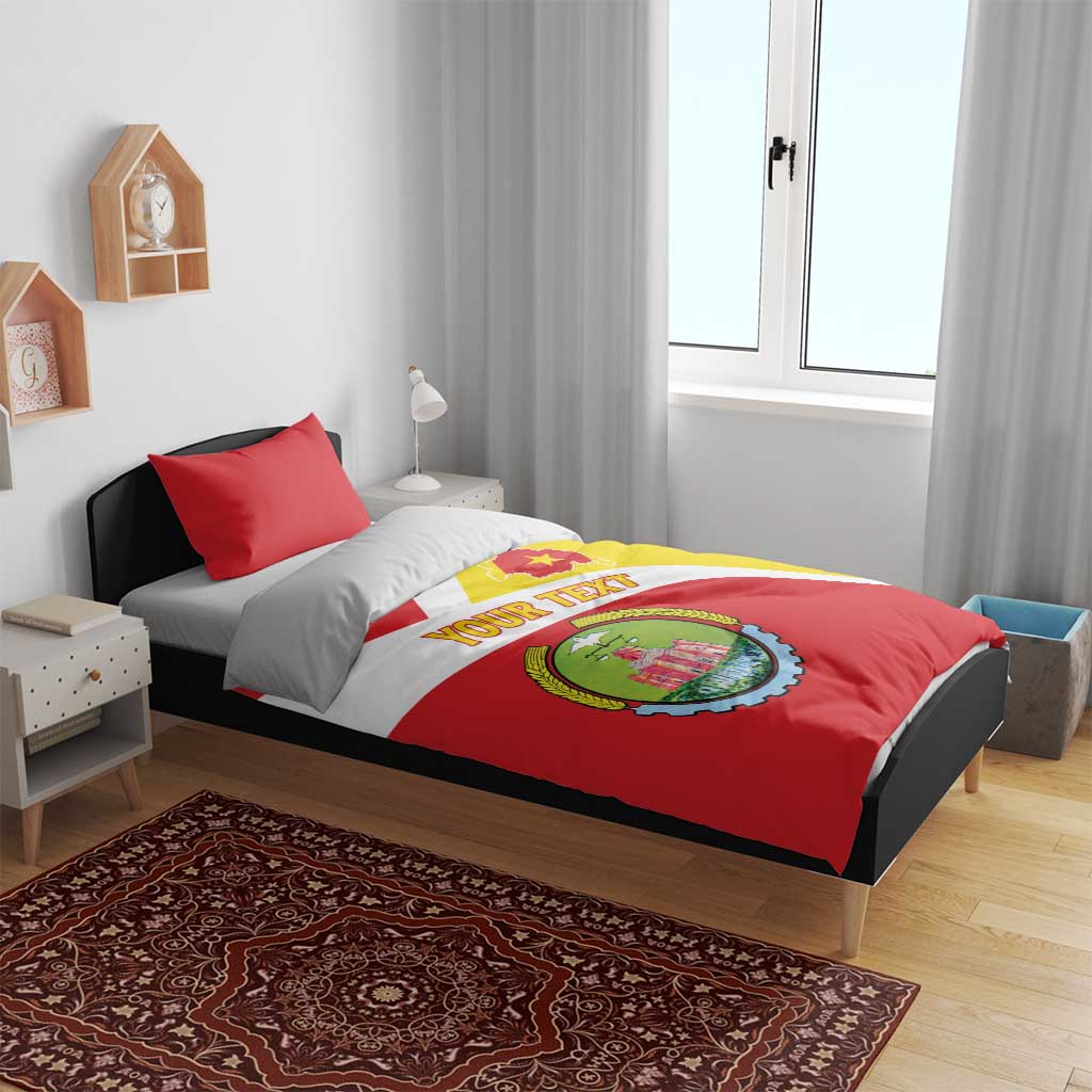 Personalized Amhara Region Bedding Set Coat Of Arms With Amhara Map