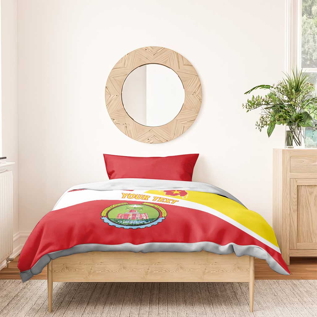 Personalized Amhara Region Bedding Set Coat Of Arms With Amhara Map