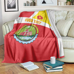 Personalized Amhara Region Blanket Coat Of Arms With Amhara Map