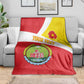 Personalized Amhara Region Blanket Coat Of Arms With Amhara Map