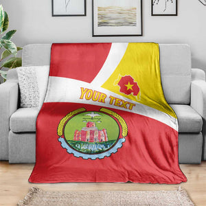 Personalized Amhara Region Blanket Coat Of Arms With Amhara Map